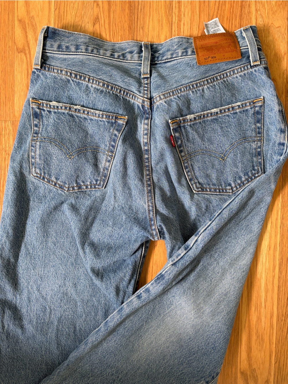 Levi's Light Blue Straight Leg Jeans